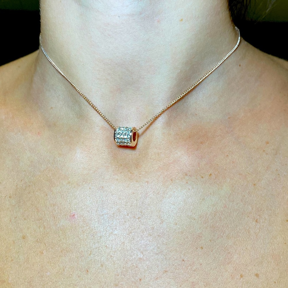 Rose Gold Diamonds Chocker